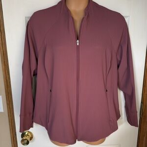 Athlete Salutation Ribbed Jacket